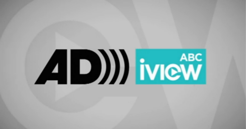 Audio Description logo and ABC iview logo