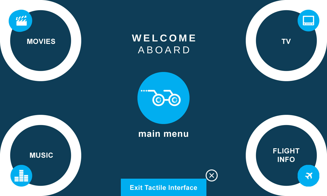 Image of ‘Welcome Aboard’ main menu