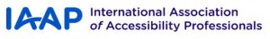 International Association of Accessibility Professionals logo.